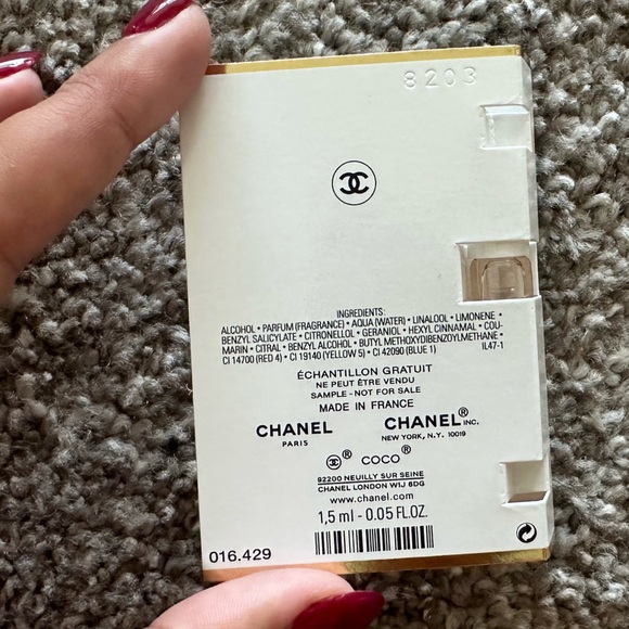 Chanel Coco Mademoiselle perfume sample NEW - Picture 3 of 3